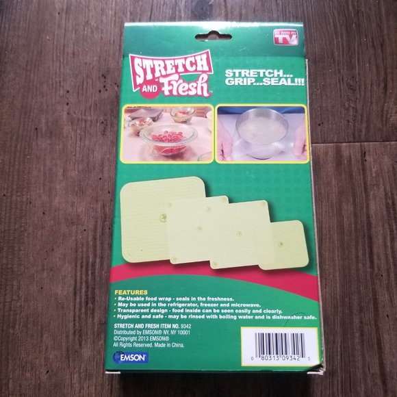 Stretch and Fresh Reusable Food Wrap - set of 4 - Picture 2 of 3